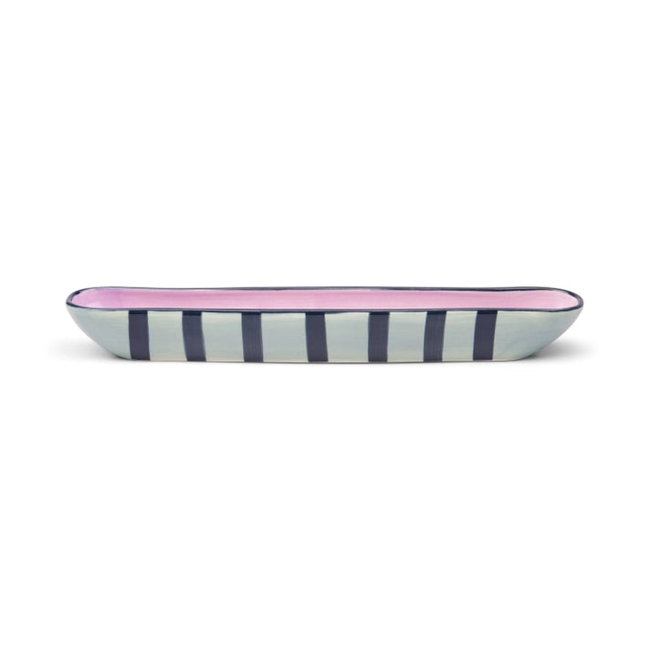 Olive Boat - Pink & Green