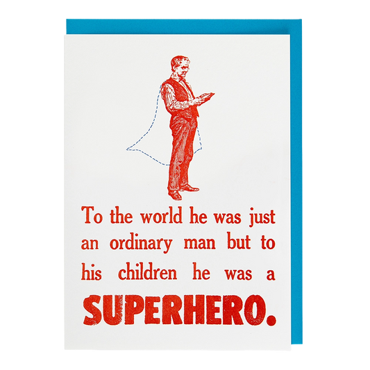 Greetings Card - Superhero