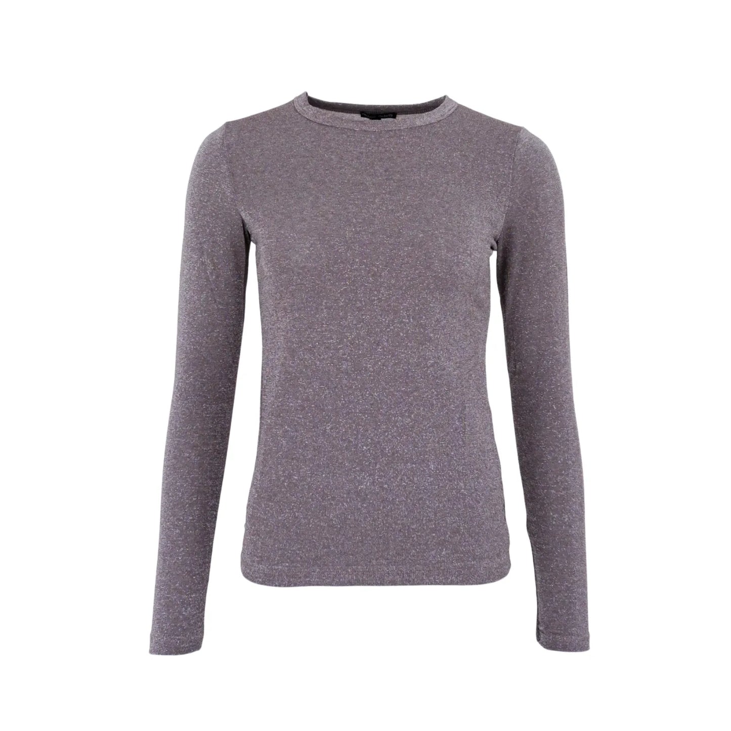 Faye Long Sleeve Top - Taupe Shimmer