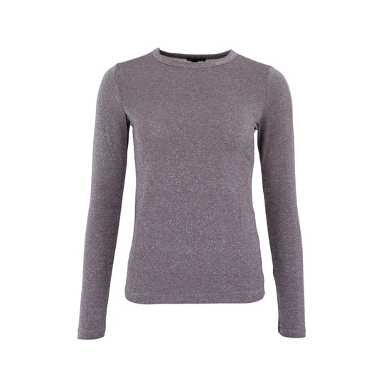 Faye Long Sleeve Top - Taupe Shimmer