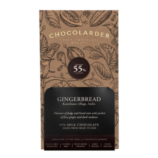 Chocolarder Bar - Gingerbread 50% Milk Chocolate