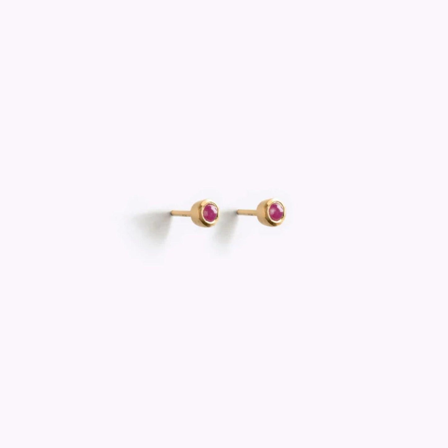 Wanderlust Life July Birthstone Studs - Ruby