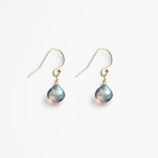 Wanderlust Life Isla Drop Earrings - Labradorite