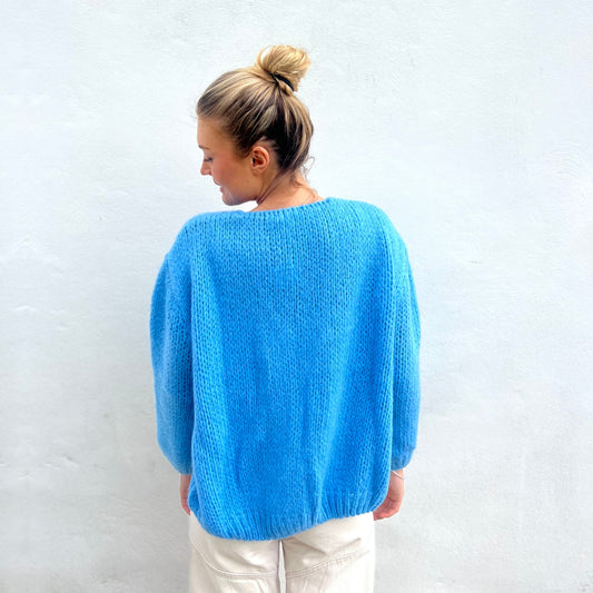 Smila Mohair Cardigan - Denim Blue