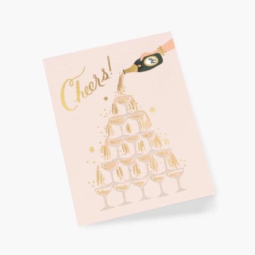 Rifle Paper Greetings Card - Champagne Tower