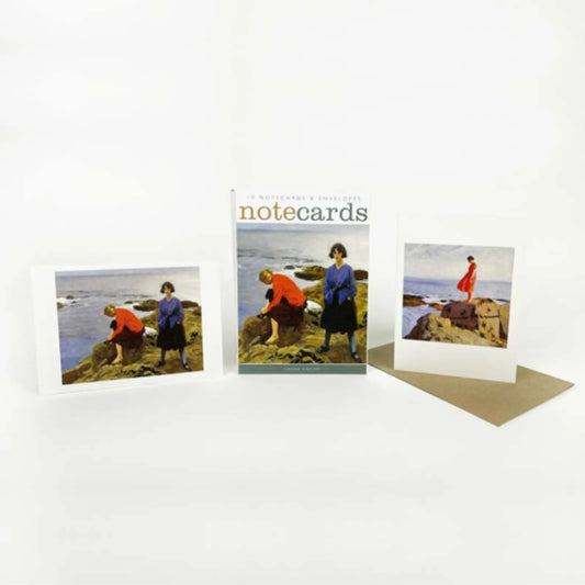 Set of 10 Notecards & Envelopes - By the Shore/A Dark Pool