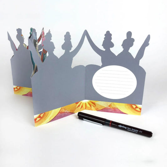 Greetings Card - Cabaret Dancers