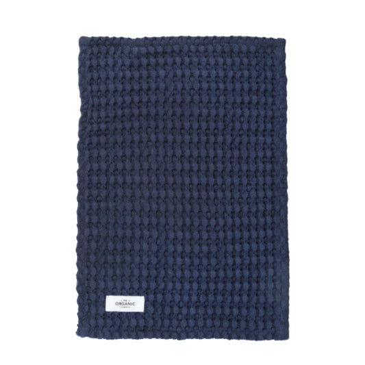 The Organic Company Big Waffle Cloth - Dark Blue