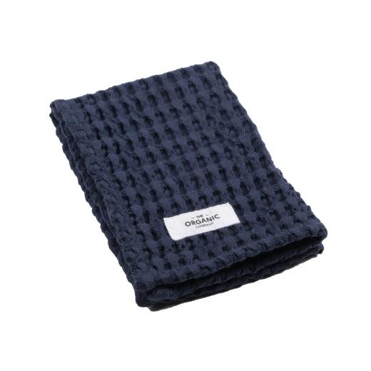 The Organic Company Big Waffle Cloth - Dark Blue