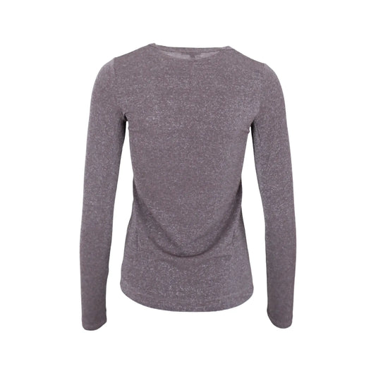 Faye Long Sleeve Top - Taupe Shimmer