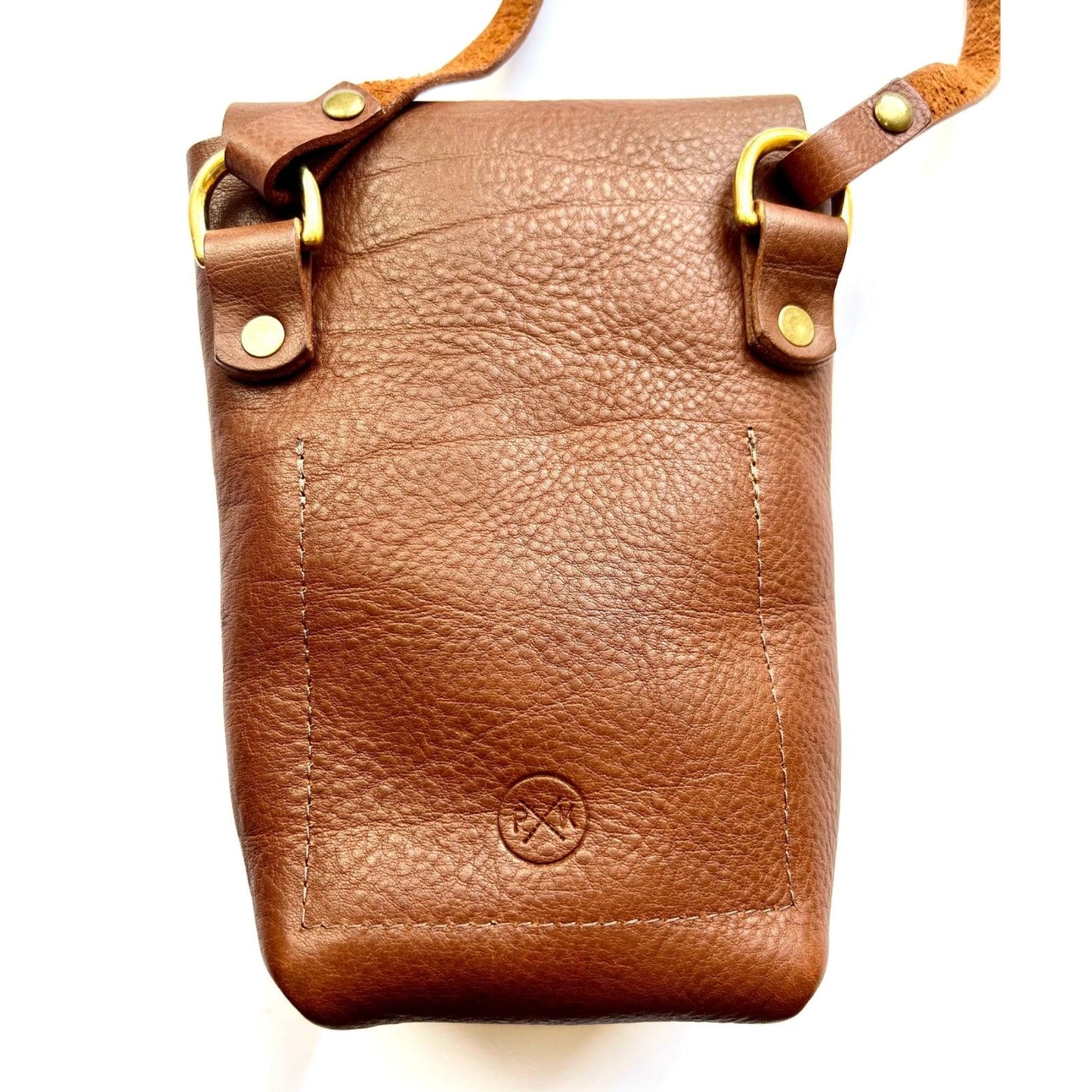 P. Kirkwood Leather Leather Small Bag - Tan