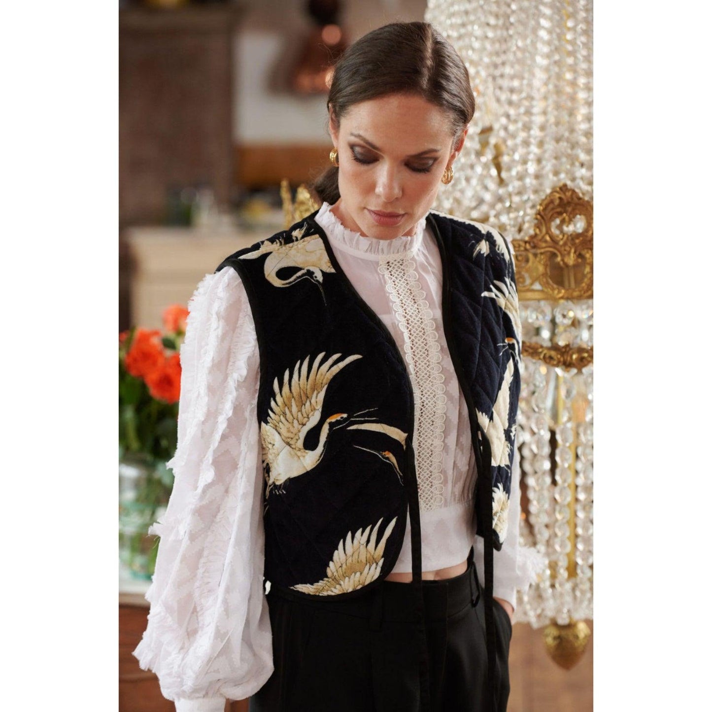 One Hundred Stars Gilet - Stork Black