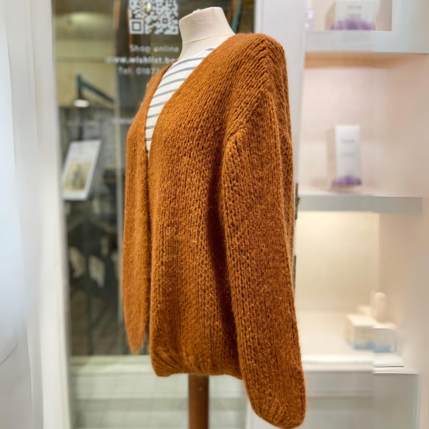 OST London Smila Mohair Cardigan - Camel