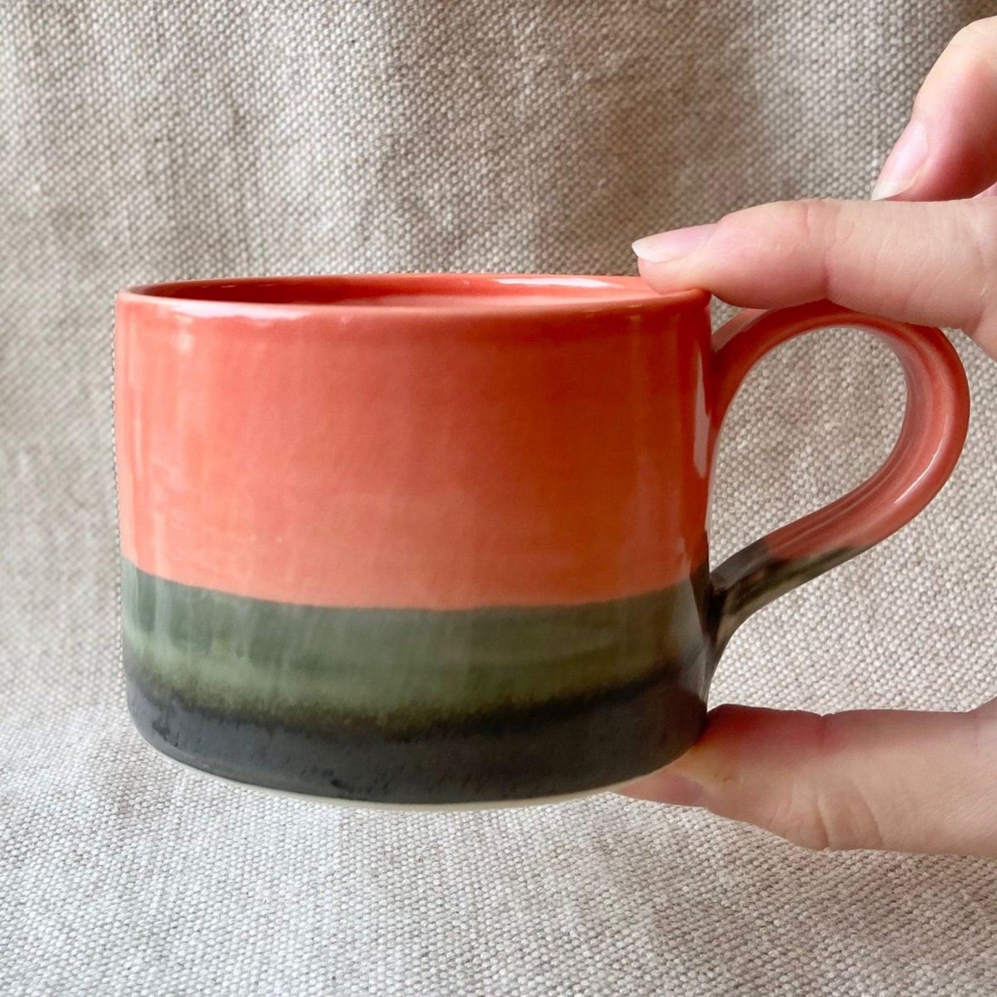 Edit Juhasz Ceramics Medium Mug - Coral