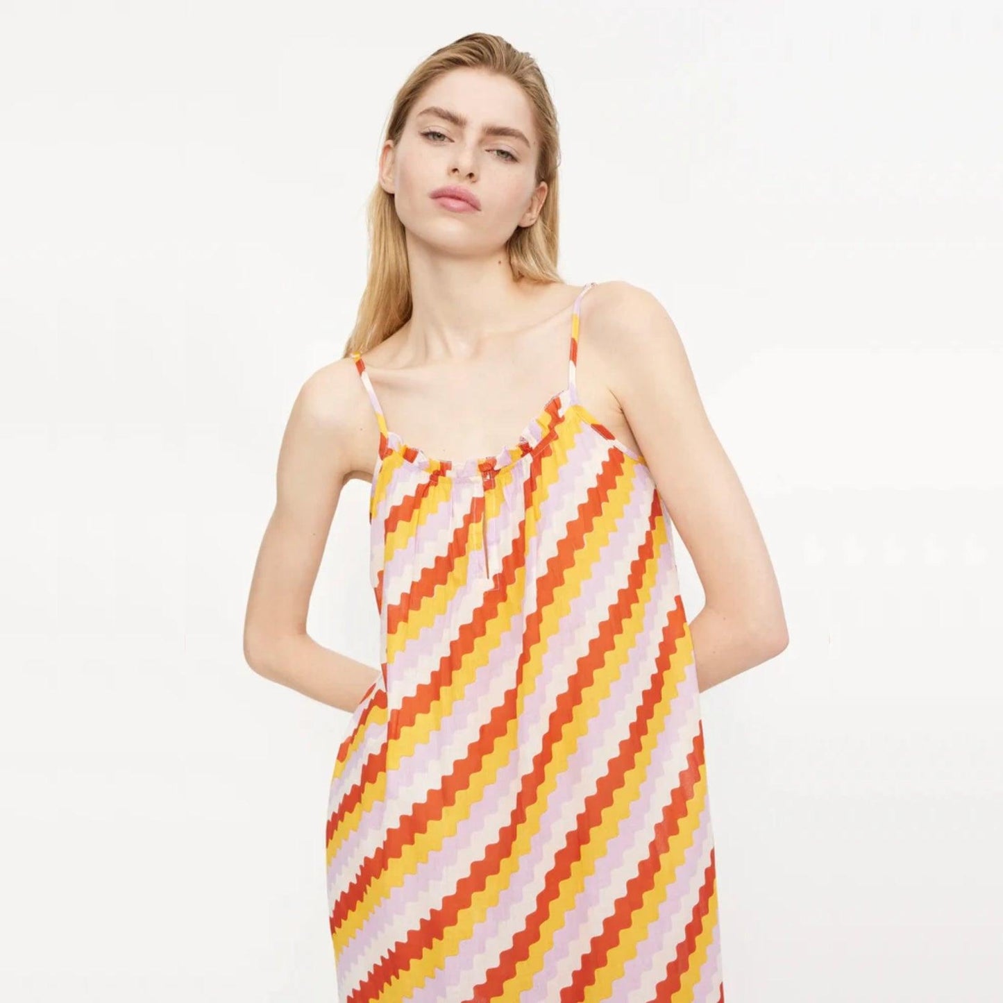 Compania Fantastica Cami Dress - Summer Vibes Stripes