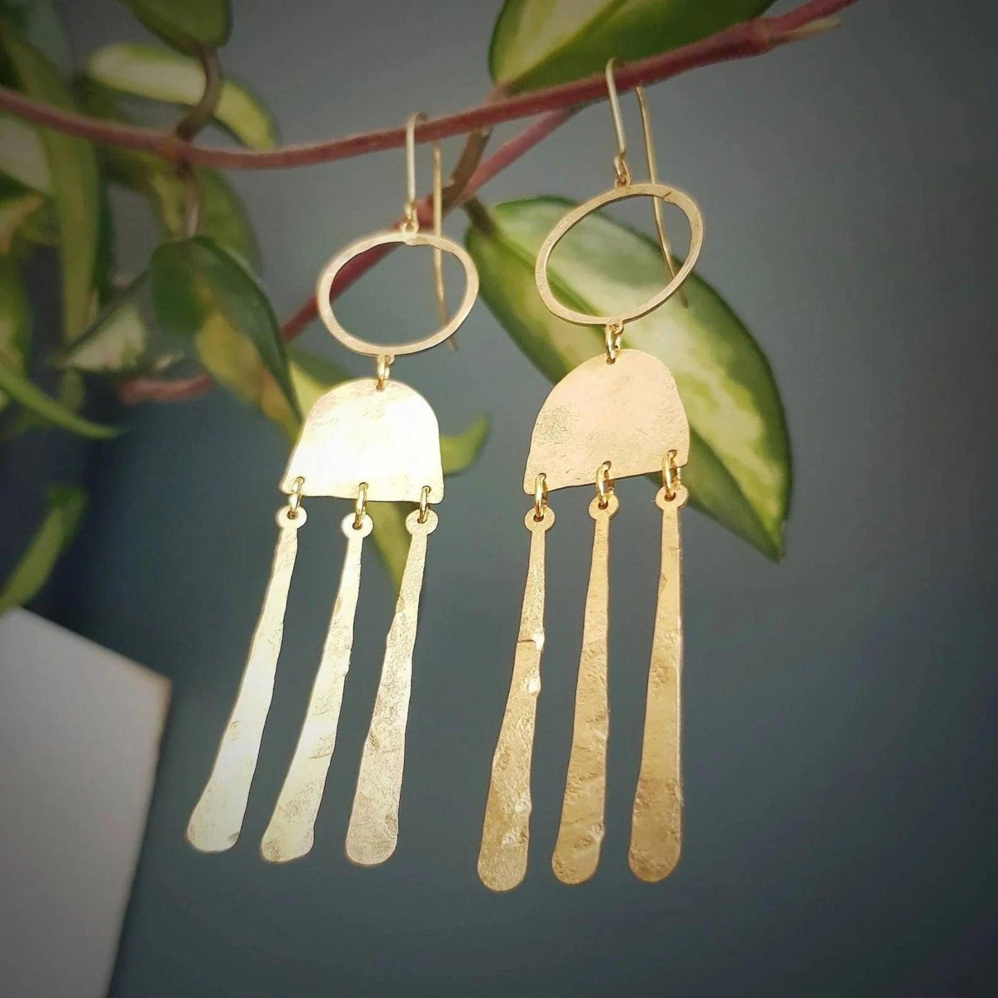 Nic Danning Brass Earrings - Nimbus