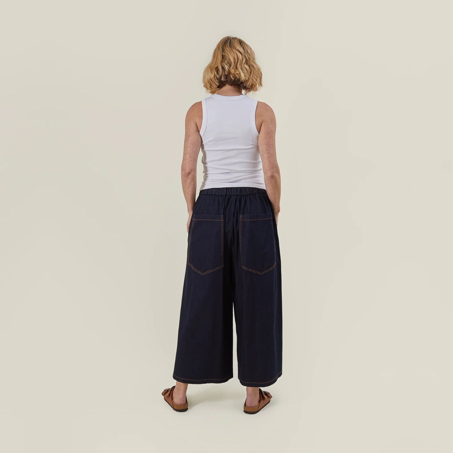 Chalk UK Armelle Trouser - Denim Chambray