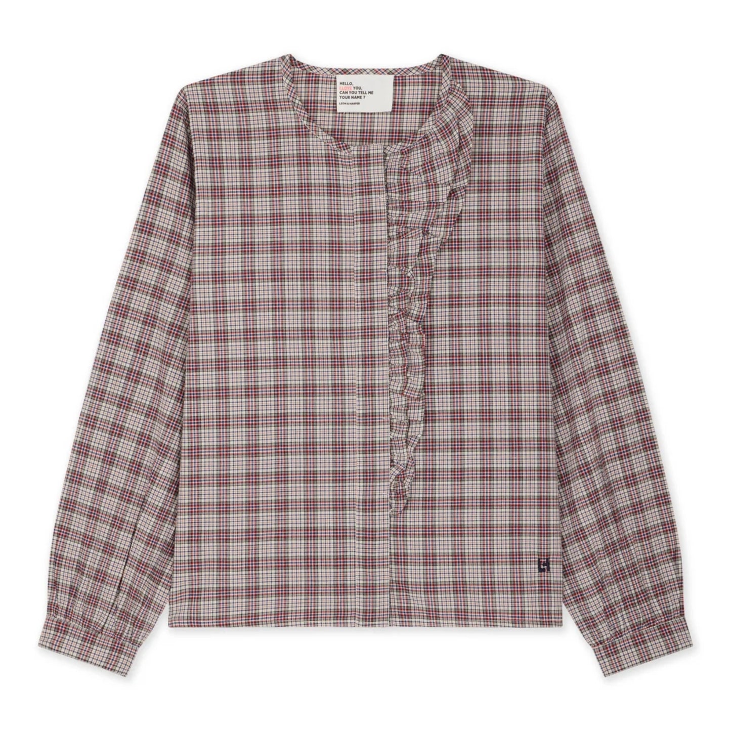 Leon and Harper Colina Blouse - Multicolour Check