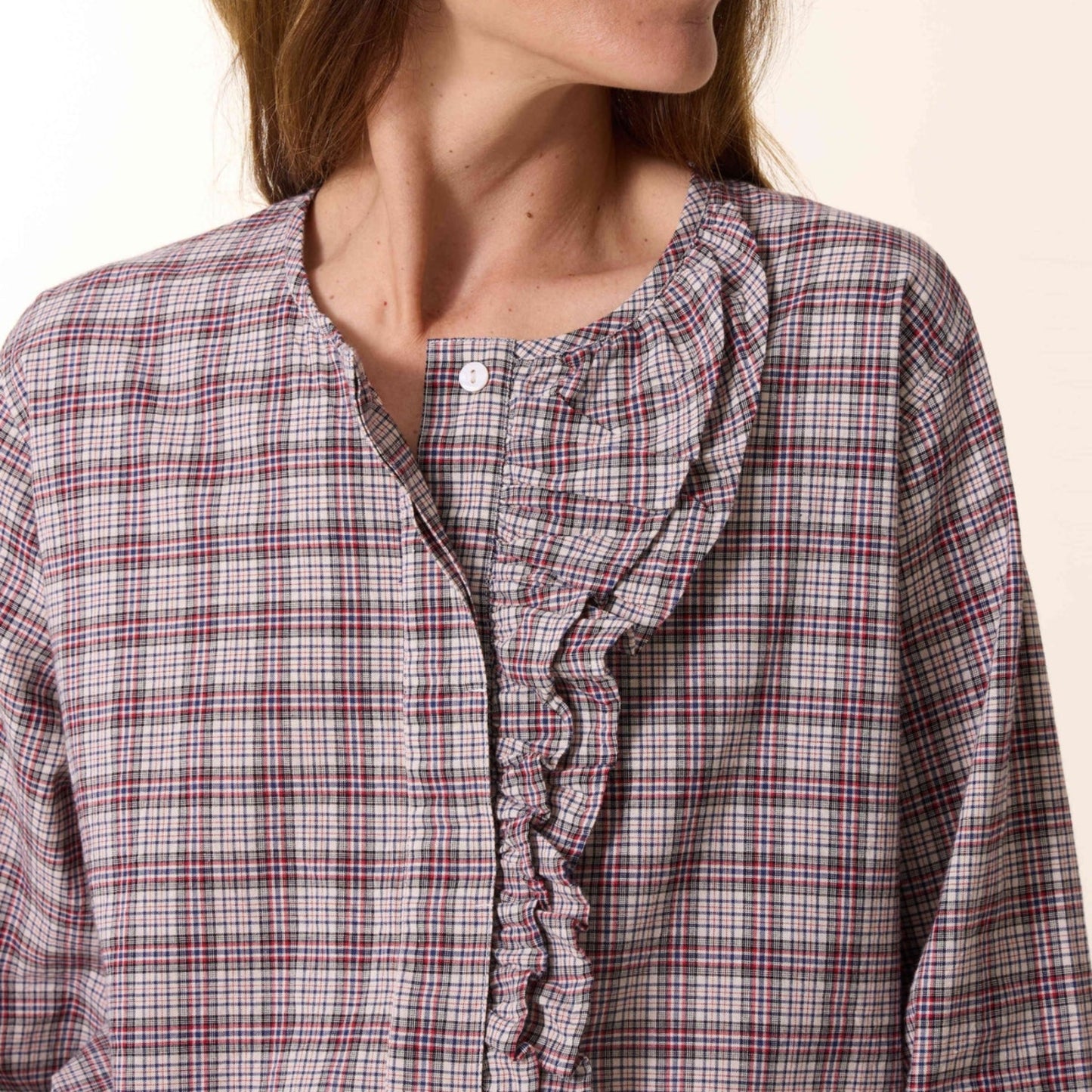 Leon and Harper Colina Blouse - Multicolour Check