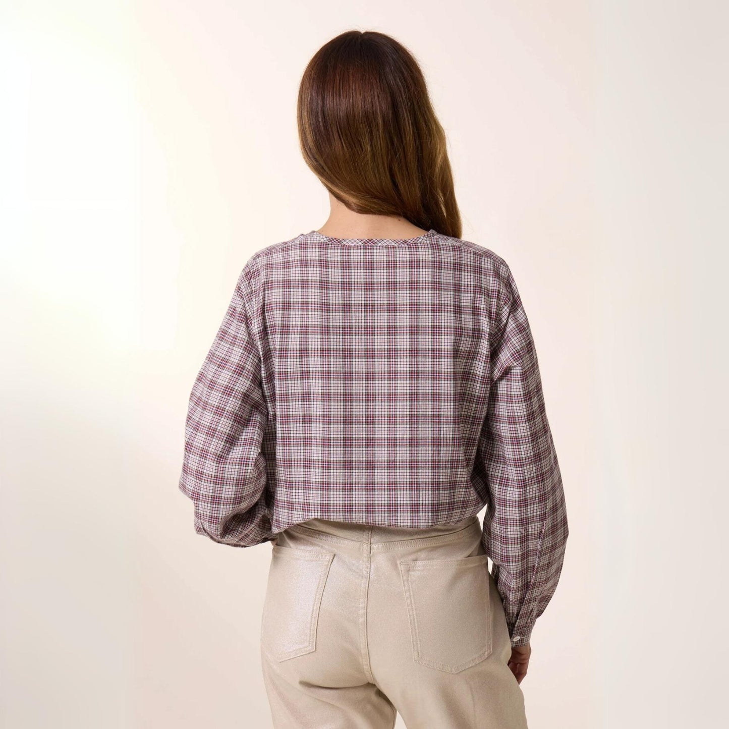 Leon and Harper Colina Blouse - Multicolour Check