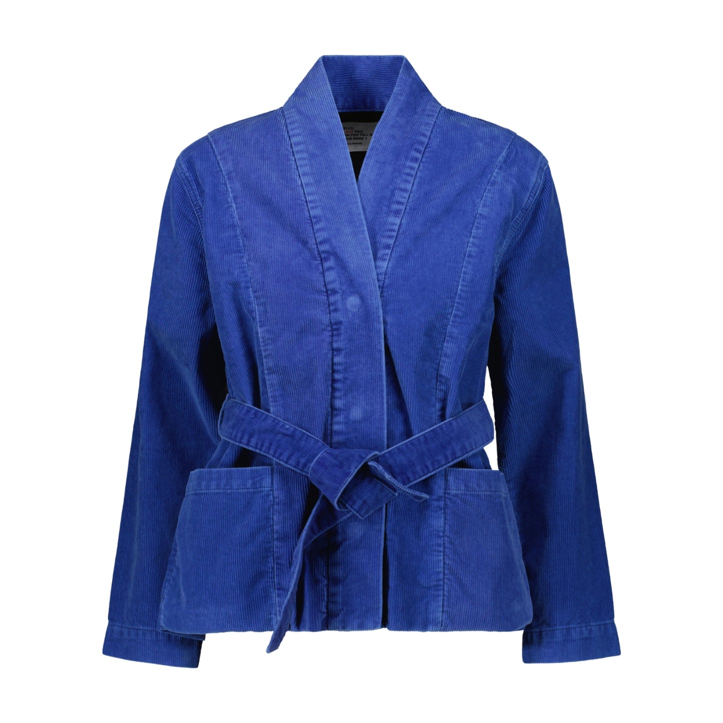 Leon and Harper Verti Jacket - Blue Cord