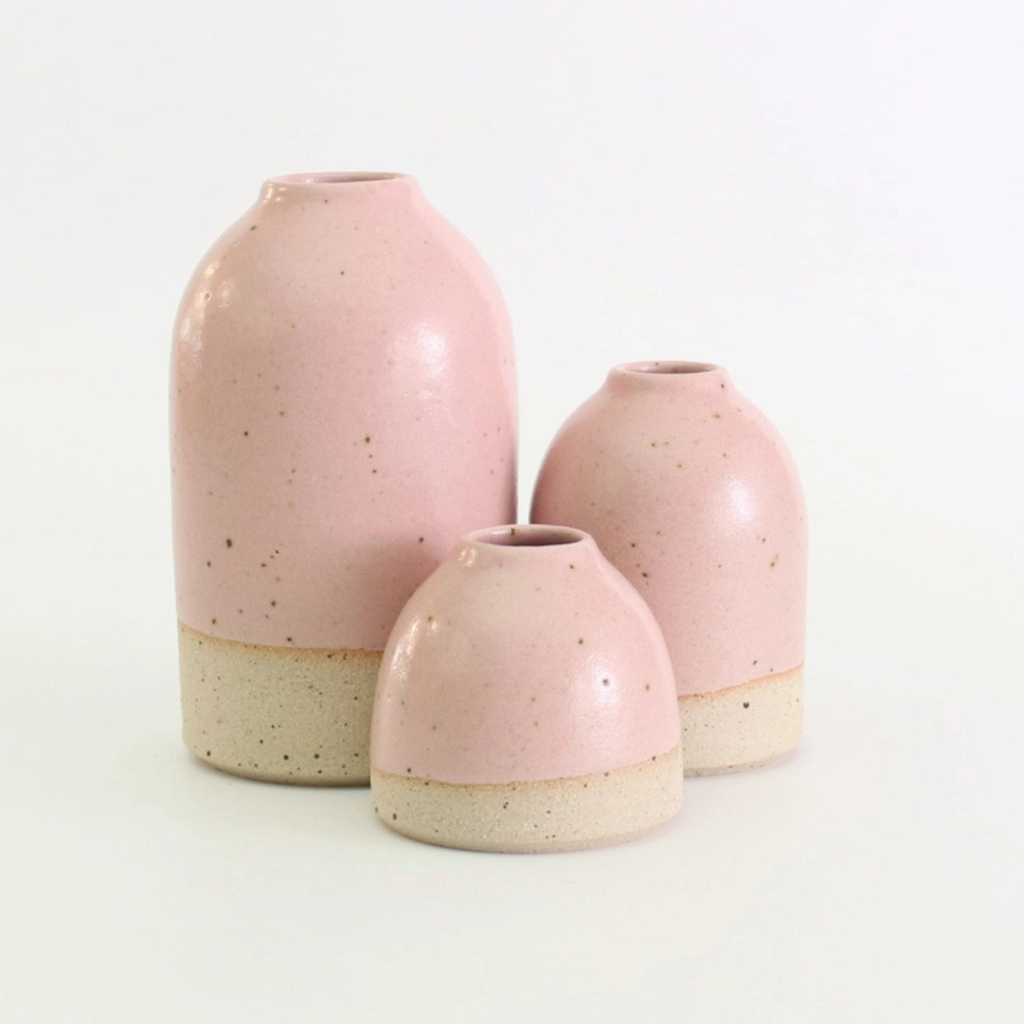 Habulous Stoneware Bud Vase - Pale Pink