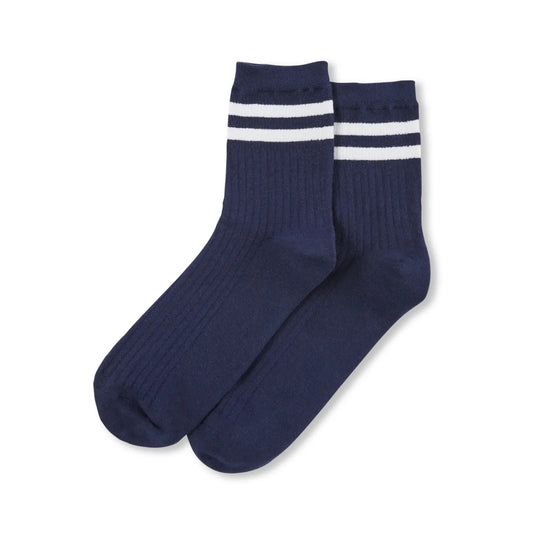 Bamboo Ankle Socks - Navy Blue