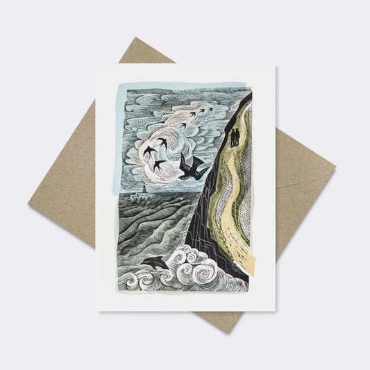 Set of 10 Notecards & Envelopes - Cornish Path/The Wild Silence