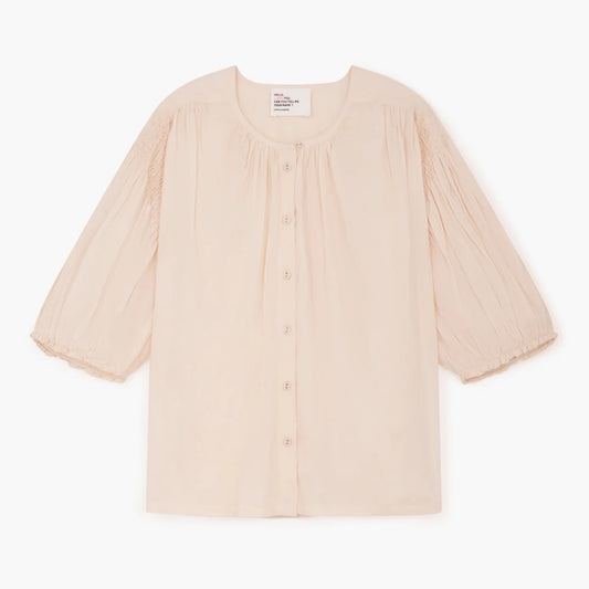 Leon and Harper Corso Plain Blouse - Ecru