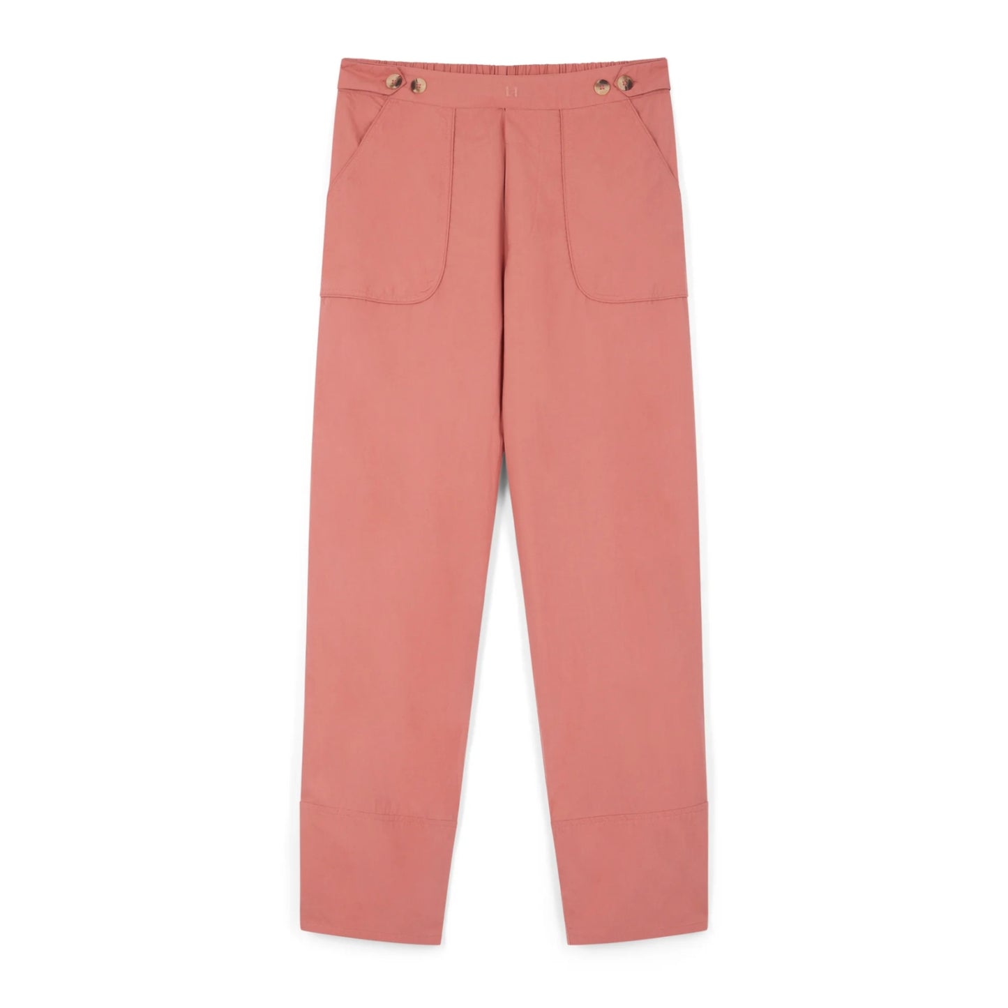 Leon and Harper Perla Straight Trousers - Blush