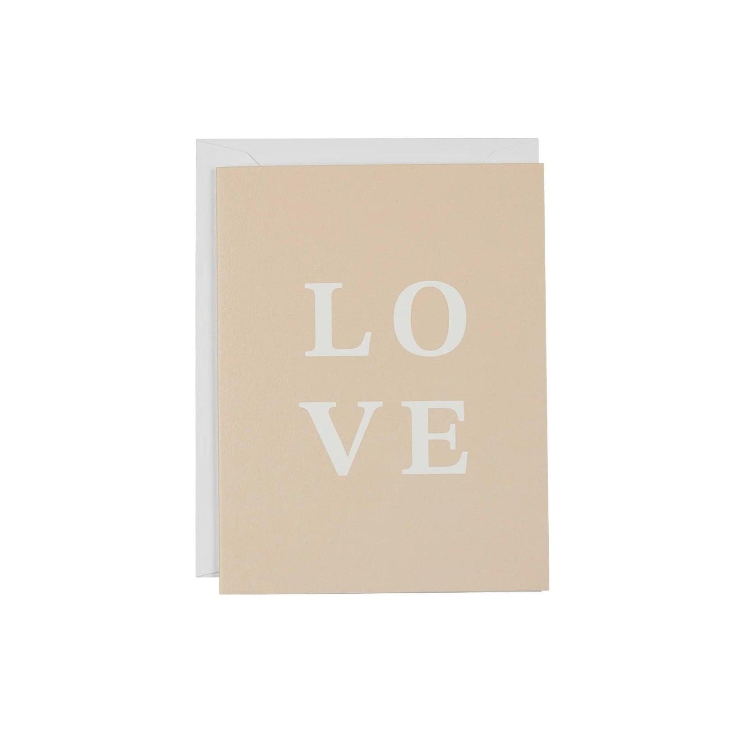 Chalk UK Greetings Card - LOVE