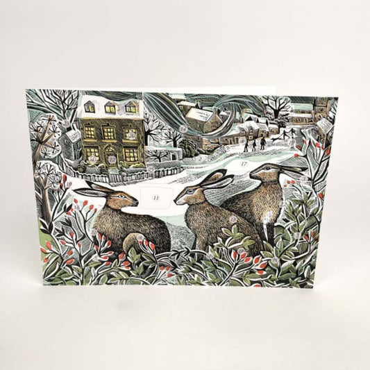 Art Angels Mini Advent Calendar - We Three Hares