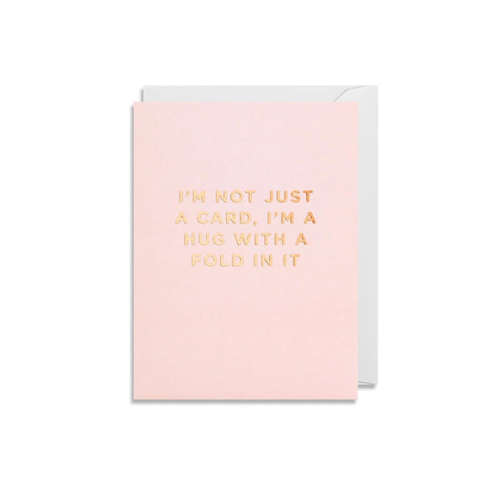 Lagom Mini Card - A Hug With A Fold in It