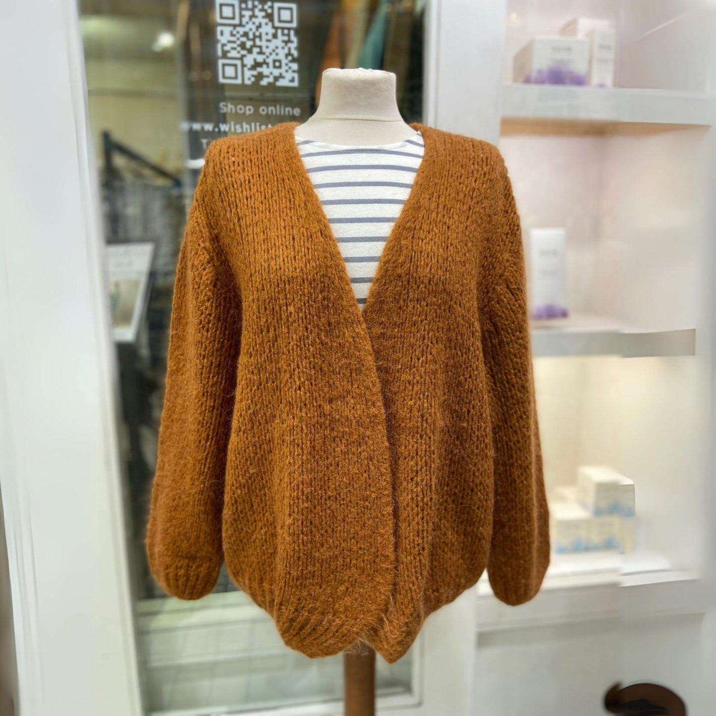 OST London Smila Mohair Cardigan - Camel