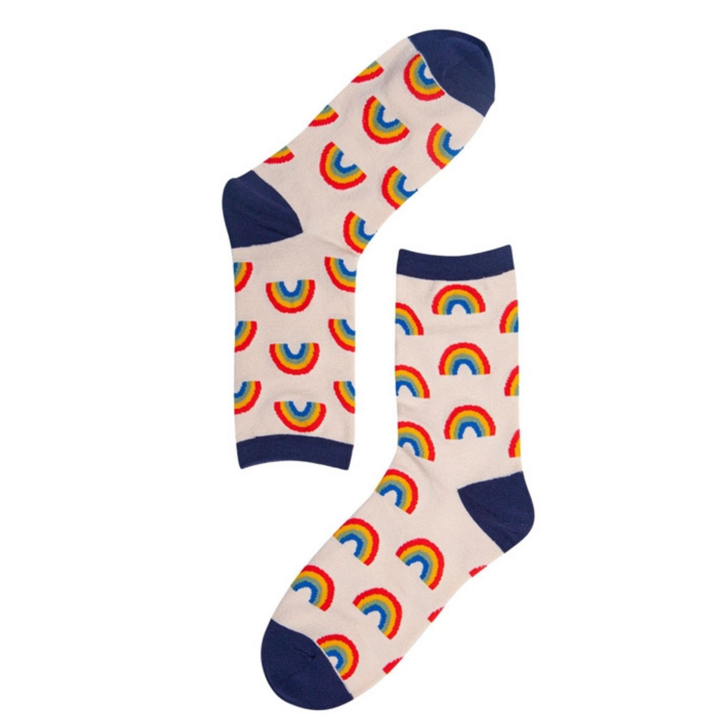 Sock Talk Bamboo Socks - Blue Rainbow