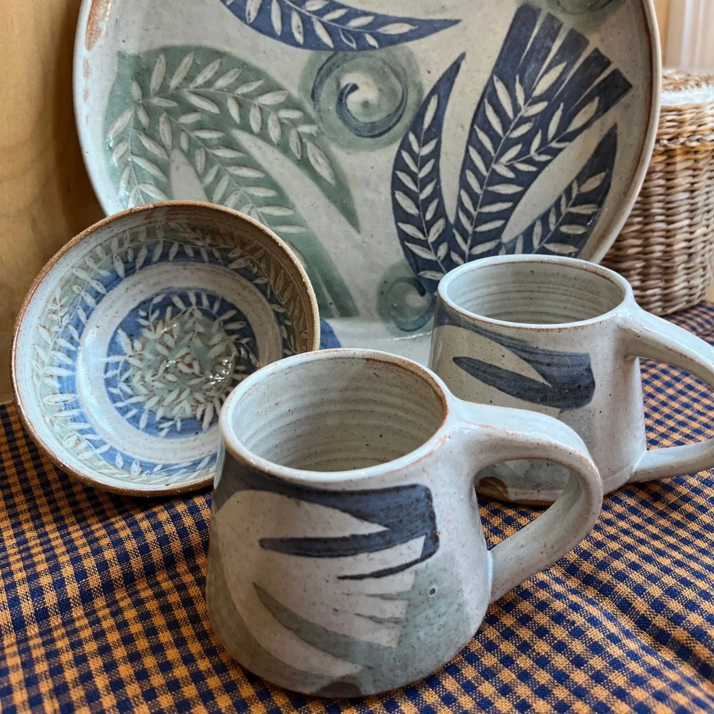 Summer Birds Short Mug