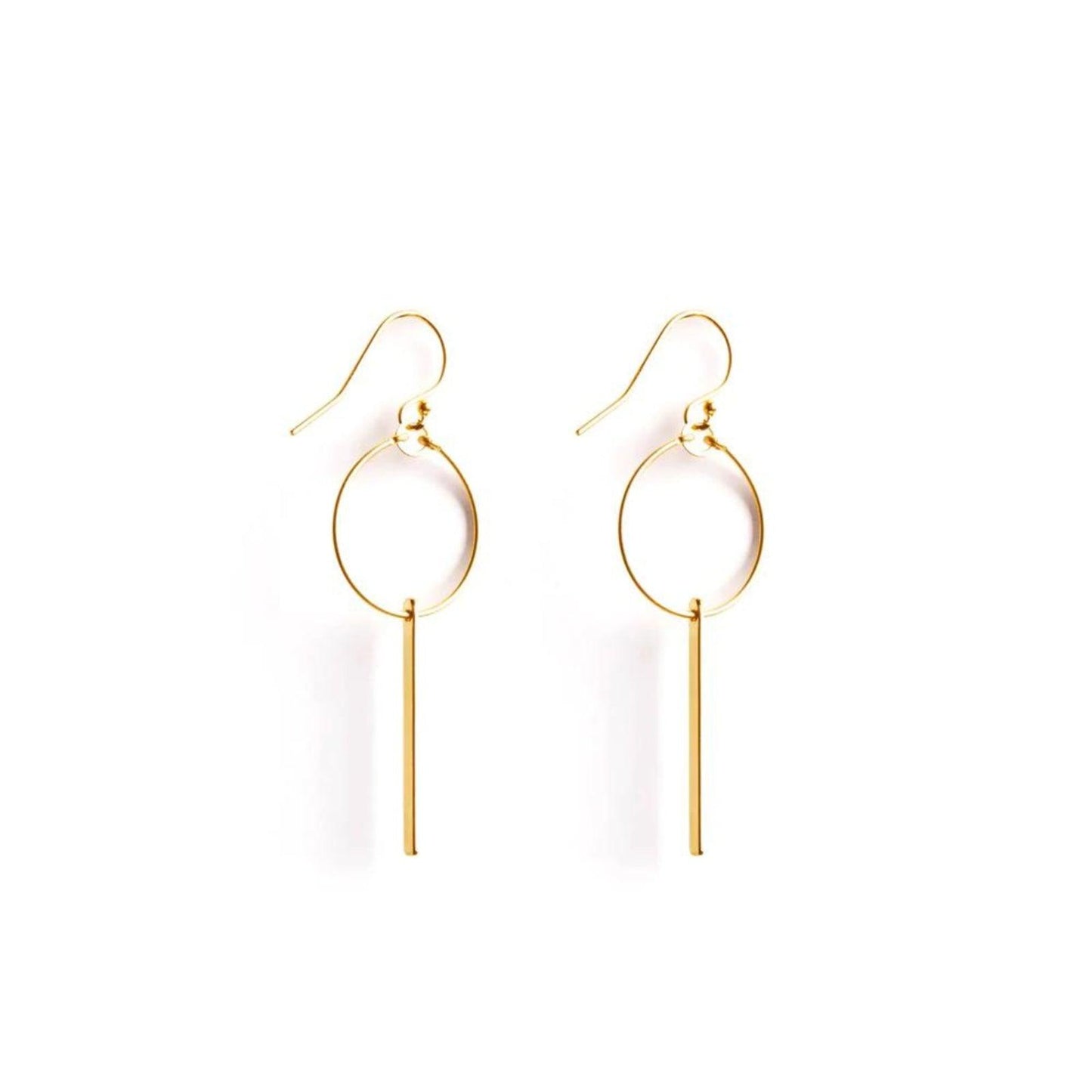 Wanderlust Life Gold Hoop Earrings - Aktis