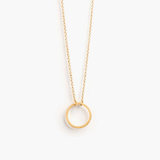 Wanderlust Life Gold Chain Necklace - Unity Circle