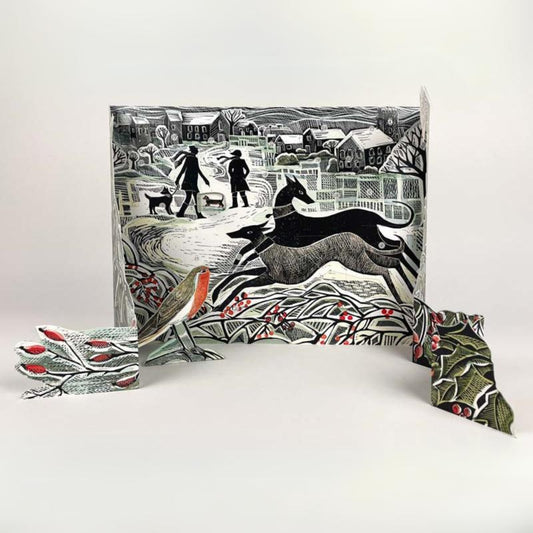 Art Angels Advent Calendar - Whippet Wonderland by Angela Harding