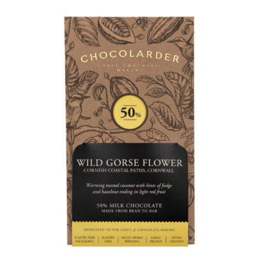 Chocolarder Bar - Wild Gorse Flower 50% Milk Chocolate