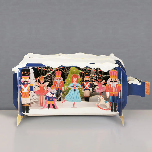 Alljoy Pop Up Greetings Card - Christmas Nutcracker