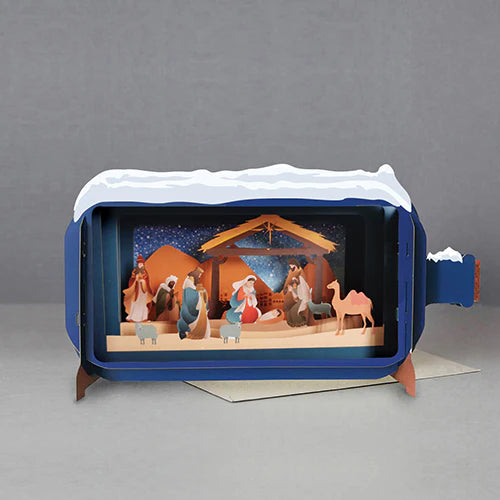 Pop Up Greetings Card - Nativity